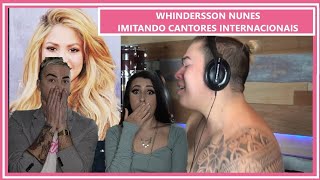 GRINGOS ( Italians 🇮🇹 ) REACT TO WHINDERSSON NUNES IMITANDO CANTORES INTERNACIONAIS