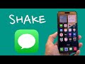 How To Send Message With Shake Effect on iPhone