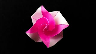 Easy Origami Rose/ Simple Paper Flower