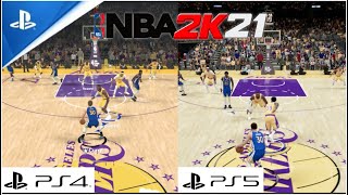 NBA 2K21 PS4 VS PS5 COMPARISON / REVIEW