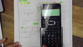 MPM2D Unit 5 Lesson 5a Solve Problems Using Quadratic Formula