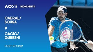 Cabral/Sousa v Cacic/Qureshi Highlights | Australian Open 2023 First Round