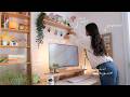 Desk Makeover 🎧 cozy wfh setup + ikea vlog