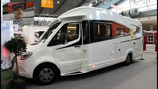 Kabe Novum 750 LXL Travel Master TM light XL Mercedes RV Camper Van CMT walkaround + interior V1803