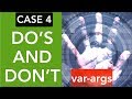 Can we specify varargs as the first parameter of a method ? | variable length argument in java