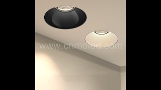 Rimless COB LED Spotlight Recessed Ceiling Anti-glare Hidden Living Room Hotel Foyer Villa Wall Wash