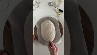 Malted rye sourdough #shorts #tutorial #bread #sourdough