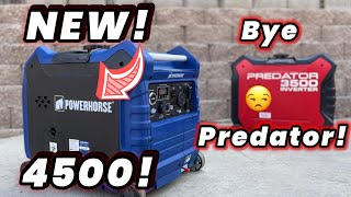 Predator 3500 VS Powerhorse 4500 Review Quietest Generator!!!!!