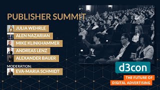 d3con Conference 2023: Publisher Summit