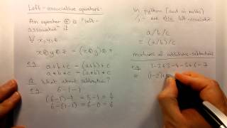 Python - Expressions - Operators of different types - Precedence I
