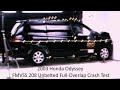 1999-2004 Honda Odyssey FMVSS 208 Unbelted Full-Overlap Crash Test