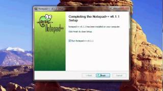 1-3 Installing notepad ++