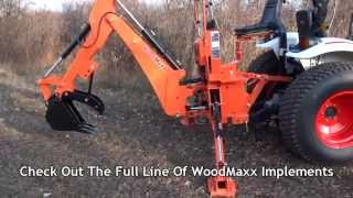 WoodMaxx WM-7600 Backhoe Walk Around 2013