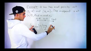 Grade 10 Math (MPM2D) - Finding Parts of Coordinates with Midpoint Formula