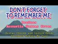 DON'T FORGET TO REMEMBER ME /BeeGees Acoustic Easy Guitar Chords & Lyrics Guide Beginners Play-Along