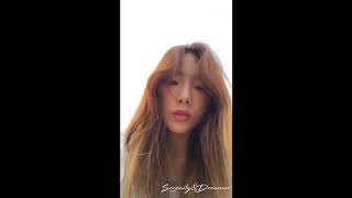 180704 Taeyeon @ IG Live #2 \