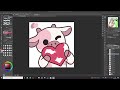 twitch emote tutorial speedpainting strawberry cow emotes