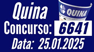 👉🏼 Quina 25/01, QUINA de hoje, RESULTADO da QUINA, Resultado Quina,