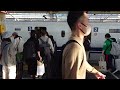 【11月とある日曜日の岡山駅・大量乗車n700sのぞみ❕】のぞみ34号博多始発のぞみなのでとても混雑しており岡山駅でやはり多くの乗車があり見送り客の注意を行い安全を確保して発車 11月6日撮影