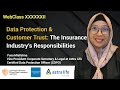 Data Protection & Customer Trust:The Insurance Industry's Responsibilities