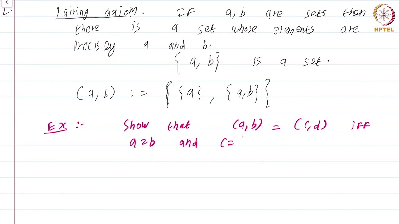 Axioms Of Set Theory - YouTube