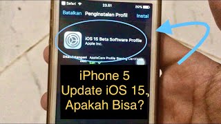 iPhone 5 Update iOS 15 Beta Version | Serius ?