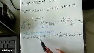 Complete, Net Ionic Equations for Single displacement