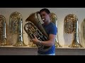 lewis musson at miraphone performs neath dublin skies by paul lavatt cooper