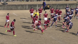 第17回関東高校ラグビー新人大会　準々決勝　目黒学院高校 VS 桐蔭学園高校（2017.2.12）