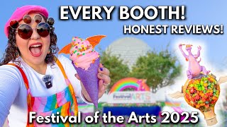 EVERY BOOTH! Guide to Epcot Festival of the Arts 2025 (HONEST REVIEWS) | All Entertainment \u0026 Merch