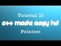 C++ Made Easy HD Tutorial 20 - Pointers