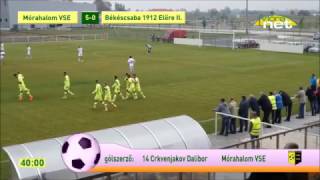 2016.10.16. Mórahalom - Békéscsaba II. 6-0, Crkvenjakov Dalibor mesternégyese (2-0, 3-0, 4-0, 5-0)