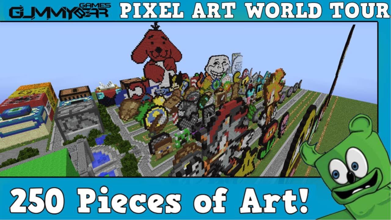 World S Largest Minecraft Pixel Art World Infoupdate Org