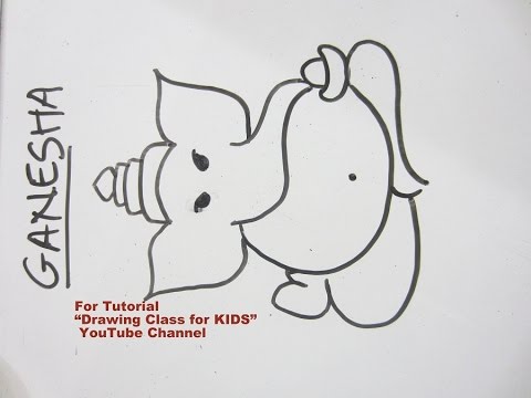 How to Draw- Easy Lord Ganpati Ganesha Step by Step Tutorial for Kids How to Draw- Easy Lord Ganpati Ganesha Step by Step Tutorial for Kids
