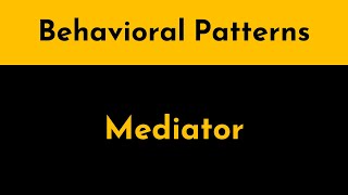 The Mediator Pattern Explained and Implemented in Java | Behavioral Design Patterns | Geekific