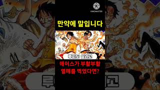 [만약에 병맛] 에이스가 부활부활 열매를 먹었다면? (one piece)