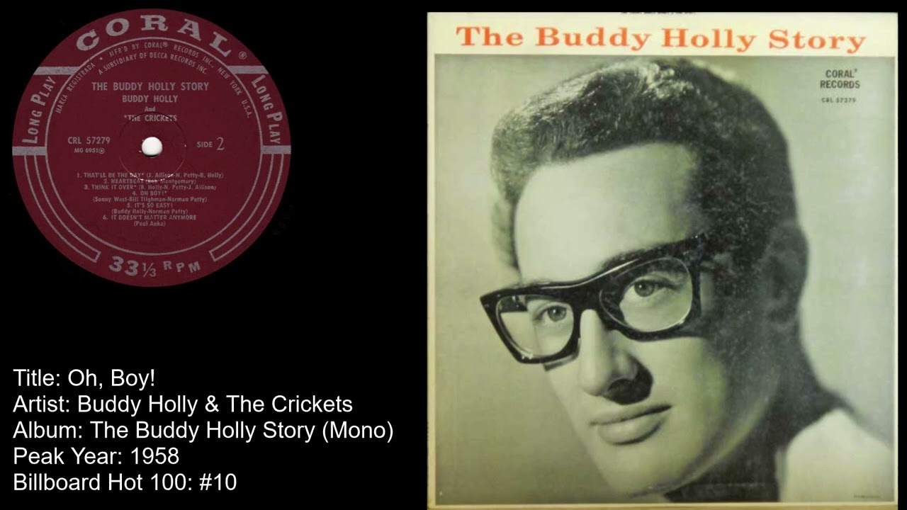 Buddy Holly & The Crickets -Oh, Boy - YouTube