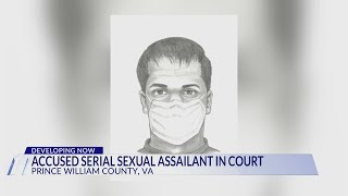Accused serial sexual assailant in court in Prince William County, Va.