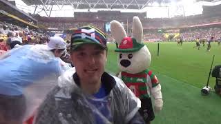 Me sharing hugs with my favourite NRL mascots at Suncorp Stadium this year