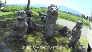 熊本地震　阿蘇神社と自噴水