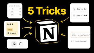 5 Tricks To Work Faster with Notion