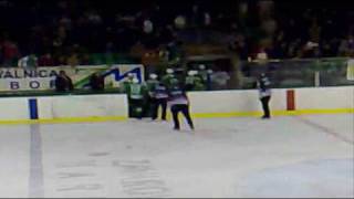 Referee vs. Olimpija fans (Ebel) - 28.12.2007