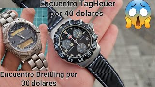 Mis Mejores relojes de segunda mano encontrados en mercadillos(TagHeuer,Citizen cosmotron,MontBlanc)