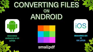 Best Free App For Converting Files On Android - Smallpdf Android