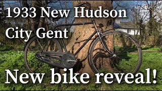 New Bike Day! N+1 again! 1933 New Hudson City Gent 3-speed Original patina vintage bicycle