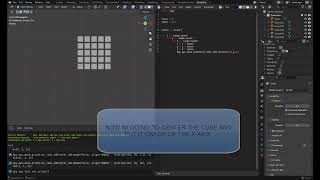 Blender Python Tutorial: Create a Grid of Cubes - Part 1