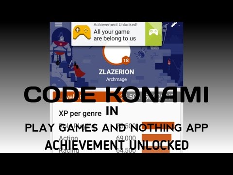 CODE KONAMI IN PLAY GAMES AND NOTHING APP - YouTube