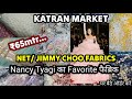 Designer Net Jimmy choo  Plain Satin Crepe Fabrics ||Katran Market Mangolpuri #onlineshopping