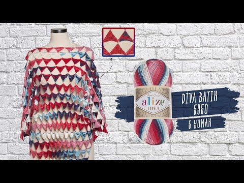 Alize Diva ile Yazlık Tunik Elbise Yapımı-Making Summer Tunic Dress with Alize Diva Alize Diva ile Yazlık Tunik Elbise Yapımı-Making Summer Tunic Dress with Alize Diva