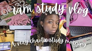 Waking Up at 5AM, 6am study routine| studying at 6am, dental student Study Vlog